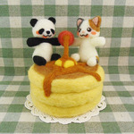 シロップとろ～り☆ホットケーキ