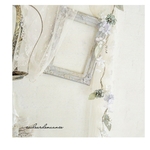 布花のガーランド ＊white×green＊