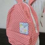 裏地もかわいいリュックサック＊pink