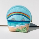 Lanikai〜ハワイアンキルトのポーチ（Rainbow）