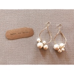 gold twist ring × 4 pears