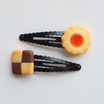 クッキー ヘアピン 2個セット