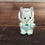 シルバニア　立っち赤ちゃんのフード付きロンパース