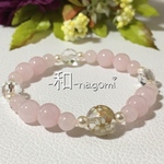 ローズクォーツ 桜 パワーストーン 天然石ブレスレット