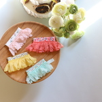 【Spring＆Summer】リバティ×リボンフリンジのスクエアパッチンピン😊