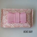 おしりふきケース**ダマスク柄〜pink