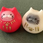 練り切り猫団子【紅白セット】
