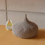 【jujungさまオーダー品】春夏コットン どんぐり帽子♡ （4.milk tea）