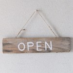 流木のサインプレート 【ＯＰＥＮ/ＣＬＯＳＥＤ】
