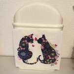 受注作成 ねこダストボックス 猫ゴミ箱 ネコごみ箱