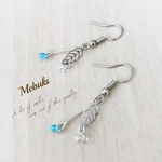 葉っぱの雫 ピアス