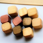 ヒノキのマグネット（12個セット）
