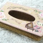poさまご予約品❤パンダの編かごティッシュボックス