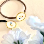 ❇︎ カラフル小花 ❇︎ シンプルかわいいヘアゴム･:*+.
