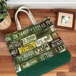 【Ｓ様オーダー品】縦長音楽バッグ～ナンバープレート柄～