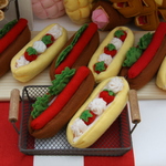 フェルトままごと◆ホットドッグ＆フルーツドッグ◆