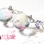 虹珠（泡入り） ピアス/イヤリング*