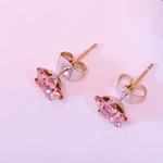 ピンクスターのサージカルステンレスピアス♡ファーストピアス♡ アレルギー対応＊スワロフスキー　プレゼントにも
