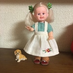 カシミヤセーター・吊りスカート