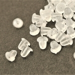 約400個 ピアスキャッチ 4x4mm/穴1mm
