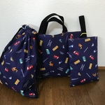 ★入園、入学★レッスンバッグ、お着替え袋、シューズ袋セット  
