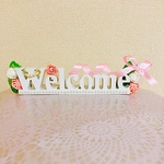 ウェルカムオブジェ♡welcome♡パステルピンク