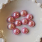 再販無し◆ デッドストック 12mm 10粒 カボション ピンク