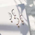 pearl swing cuffearring