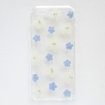 押し花のiPhoneケース - pure heart - 
