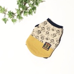 OUTLET＊胴周り36センチ＊タンクトップ犬服  ライオンイエロー