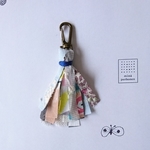 ミナペルホネン ハンドメイド タッセル キーホルダー ①
