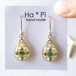 再販▷ 揺れる エスニック ネイティブ しずく ピアス/イヤリング