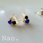宝石箱イヤリング(triangle)