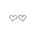 PDT-1756-R【2個入り】ハートペンダント,Tiny Textured Heart Pendant