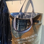 C様ご予約アウトドア大好き！DENIM×２khakiBEACHステンシルトートバッグ