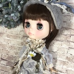 1213 natural flour 薄紫 ロンパース Blythe ブライス アウトフィット