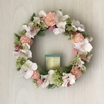 ＊母の日＊ サクラピンクの花いっぱいリース