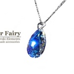 ☆ 新作 ☆ SWAROVSKI ブルーAB 煌めきネックレス