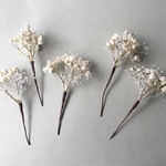 かすみ草髪飾り