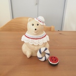 しろくま貯金箱用 夏のお出かけセット