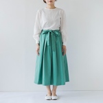 ◎もえぎ色のスカート◎156