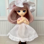 [オビツ11服] グッドタイムス・グッドドリーム(白×ピンク)