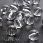 再販2(( 16pcs )) 14mm クリア 丸玉 アクリルビーズ〔BE-015CL〕