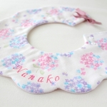 ୨୧オプションで刺繍お名前入れられます୨୧選べる！花リース型スタイ*360°アジサイ