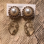 ~pearl face earring~
