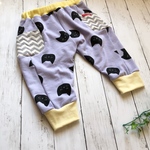 真珠様お取り置き品【120】にゃんこ柄の半月ポッケのサルエルパンツハーフ丈その他