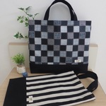【オーダー予約品】m様専用＊ブラック系レッスンバッグ＆音楽バッグ