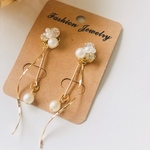 【結婚式・母の日】上品ピアス／イヤリング