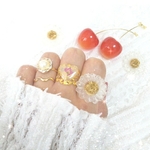 再販♡プチプラ🌼フラワーリング4点セット