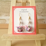 ORIGAMIピアス＊金平糖(紫)